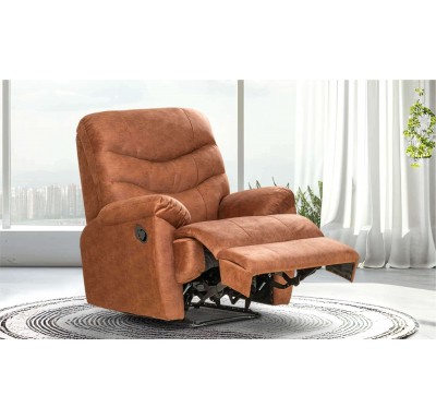 Haily Single Seater Recliner Fabric Winstor Tan NAE 03